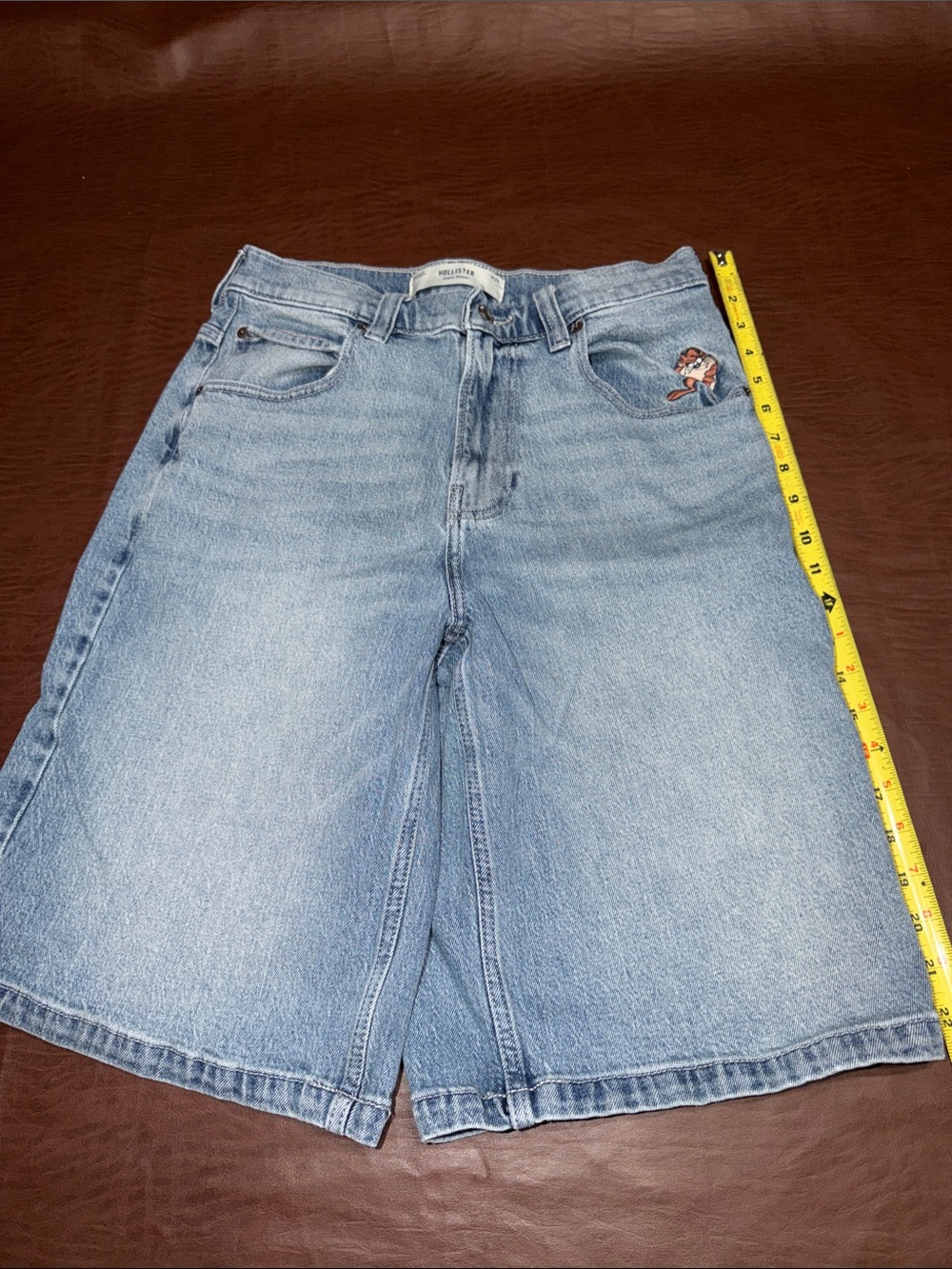 Hollister Light Blue Denim Jean Shorts